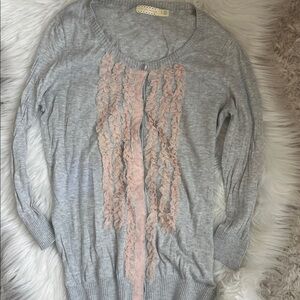 Adorable ruffle sweater